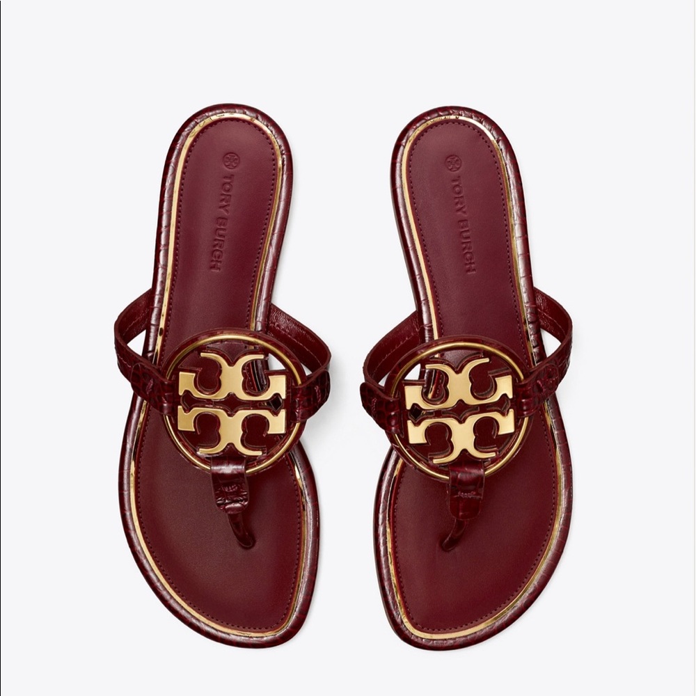TORY BURCH MILLER METAL-LOGO SANDAL - Picture 4 of 10